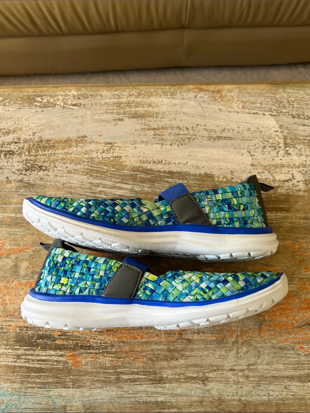 Cobb Hill by New Balance Wink woven Peep Toe Sneakers Size 9
